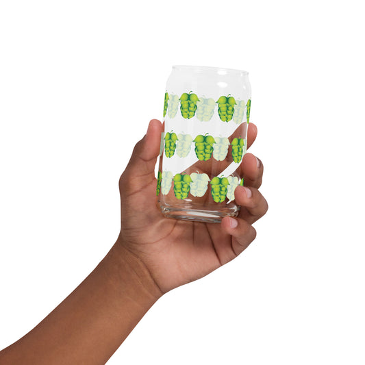 Hop Graphic Can-shaped glass