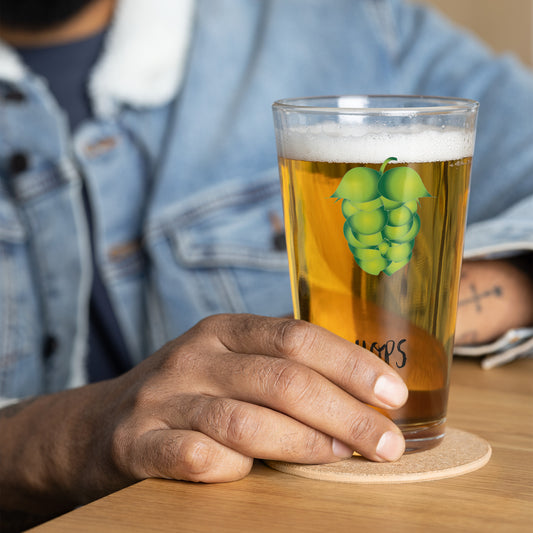 Hops Graphic | Shaker pint glass