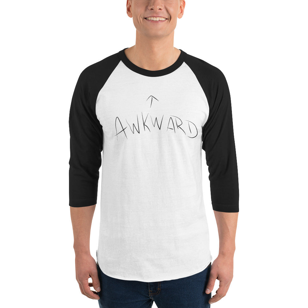 AWKWARD Rock Sleeve #002 | 3/4 sleeve raglan shirt