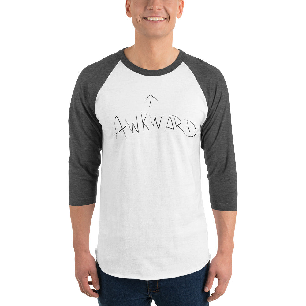 AWKWARD Rock Sleeve #002 | 3/4 sleeve raglan shirt